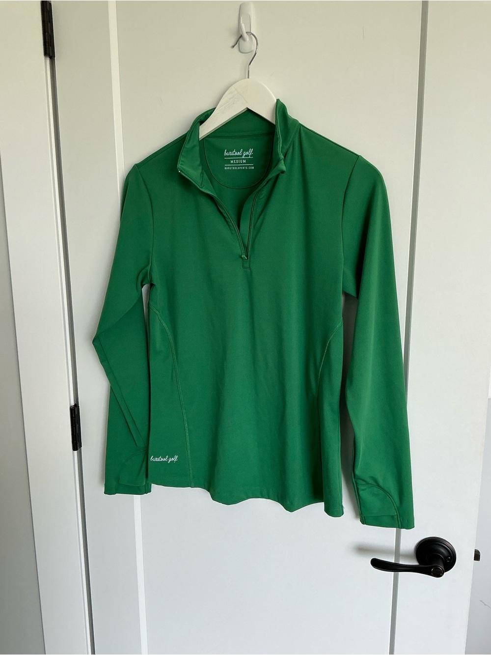 Island Gold Kelly Green Women's Quarter-Zip Golf Pullover